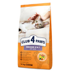 CLUB 4 PAWS PREMIUM for adult cats Indoor with Chicken 900g