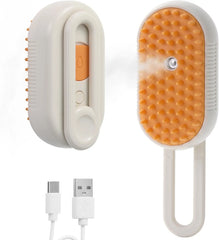 Pet spray massage brush