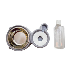 Cat Feeder with Bottle Water Dispenser