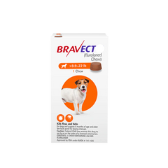 Bravecto Chewable Tablet For Small Dogs (4.5 - 10 Kg) X 1 Tablet