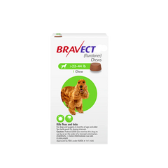 Bravecto Chewable Tablet For Medium Dogs (10 - 20 Kg) X 1 Tablet