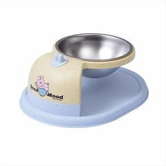 Nunbell stainless steel bowl with a wide base for pets