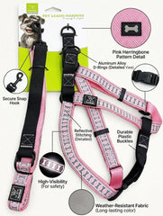 Nunbell Dog Collar with Body Harness and Leash Set