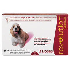 Revolution Topical Solution for Dogs, 20.1-40 lbs - 1 Pipette