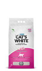 Cat’s White Baby Powder Scented Clumping Cat Litter 5L