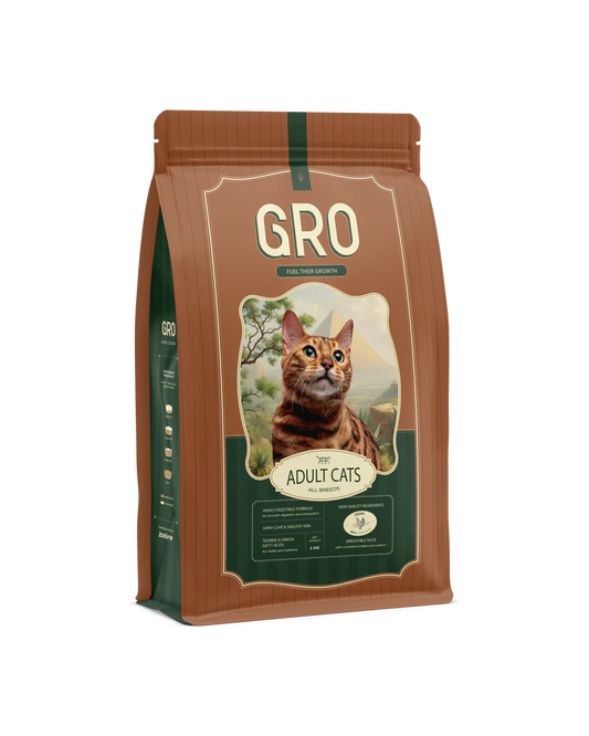 Gro Cat Dry Food Adult Chicken - 1 kg