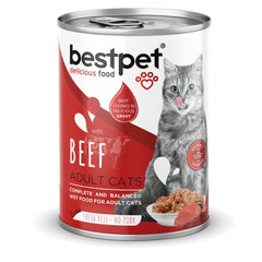 Bestpet wet food with Beef 400 gm