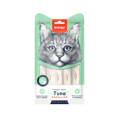 Wanpy Cat Creamy Treat Tuna & Scallop Flavor