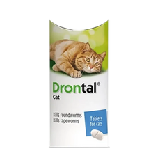 Drontal For Cats Tasty Bone Worming (one tablet)