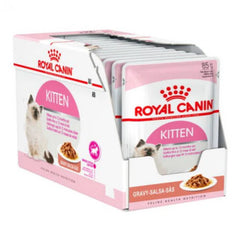 Royal Canin Kitten Thin Slices in Gravy Wet Food – 85 g Pouch (Up to 12 Months)