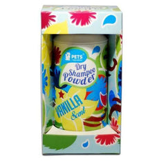 pets republic dry shampoo powder for cat and dog scent 500ml (vanilla)