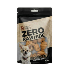 Rich Treats Zero Rawhide Mini bone 6 pce with chicken