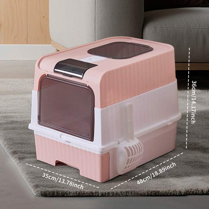 Large Cat Litter Box With Scoop