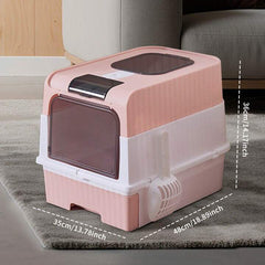 Large Cat Litter Box With Scoop