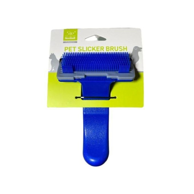 Nunbell blue & gray large brush