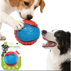 Nunbell Interactive Textured Chew Ball Dog Toy