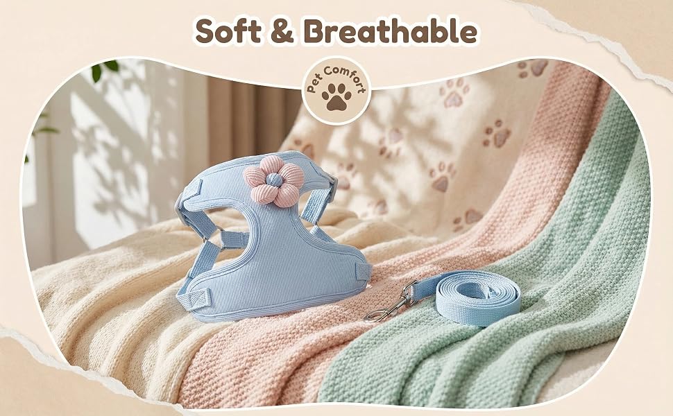 Nunbell Dog Puppy & cat Harness and Lesh