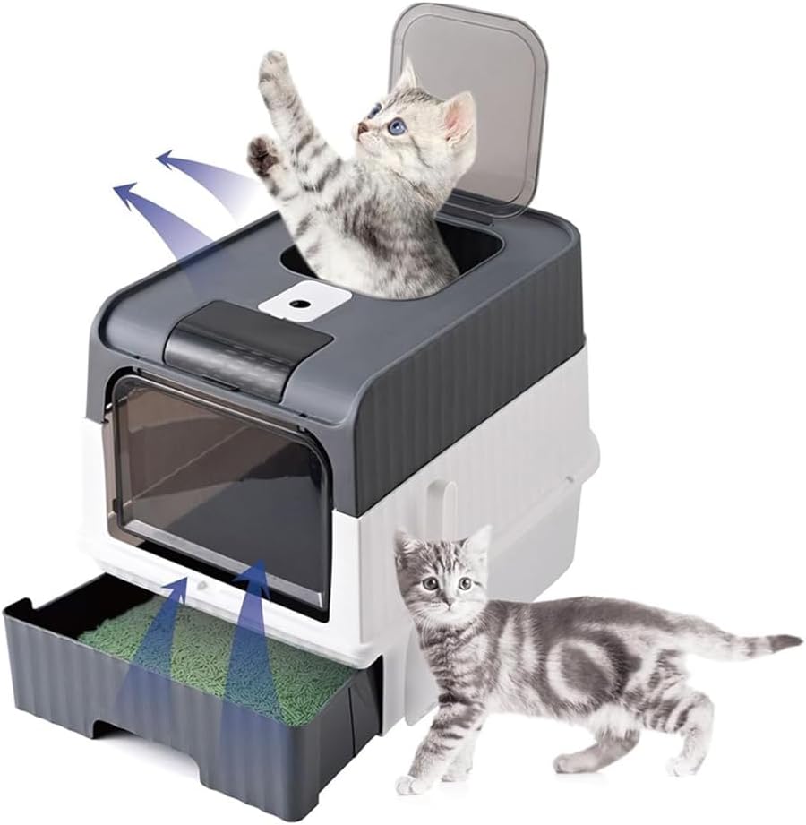 Large Cat Litter Box With Scoop