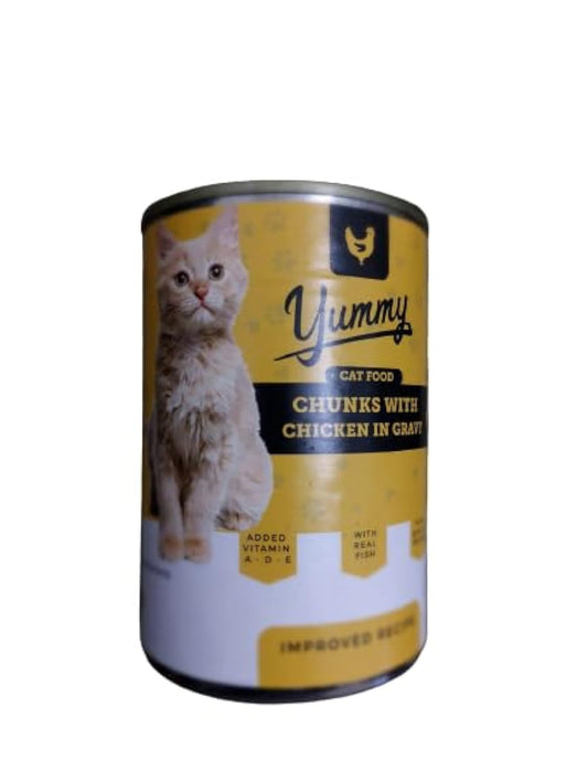 Yummy Wet Cat Food Chunks chiken