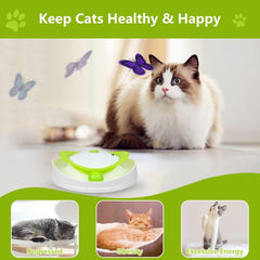 Nunbell Battery-Operated Automatic Electronic Butterfly Cat Toy