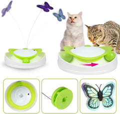 Nunbell Battery-Operated Automatic Electronic Butterfly Cat Toy