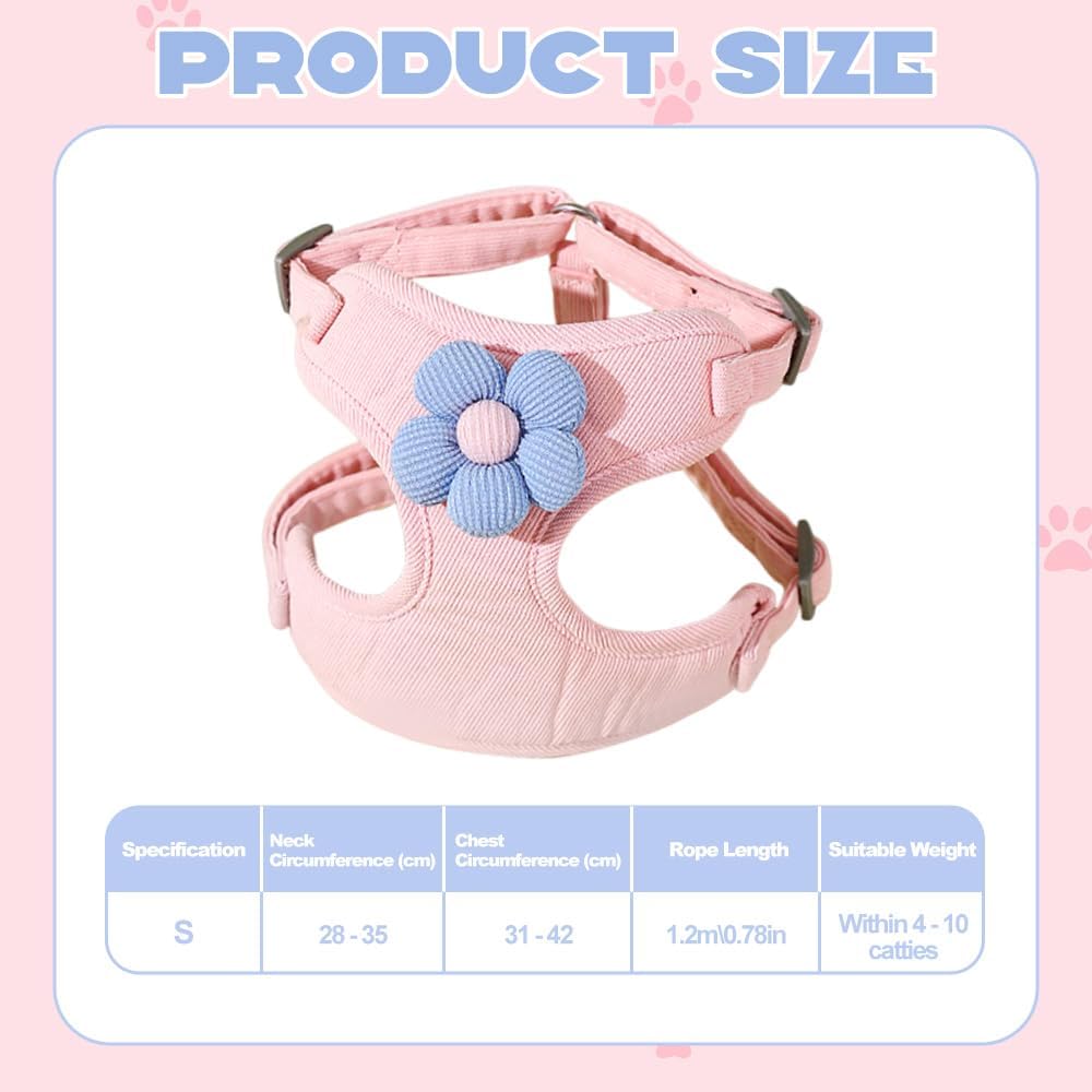 Nunbell Dog Puppy & cat Harness and Lesh