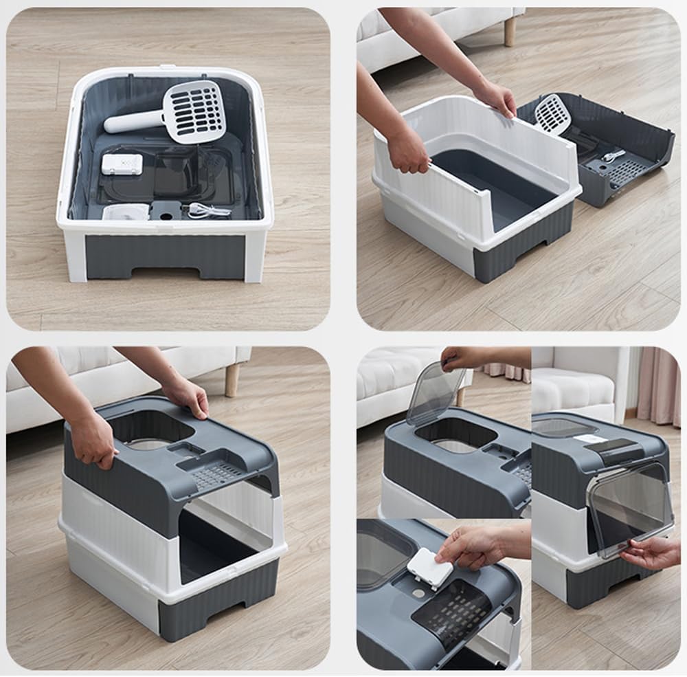 Large Cat Litter Box With Scoop