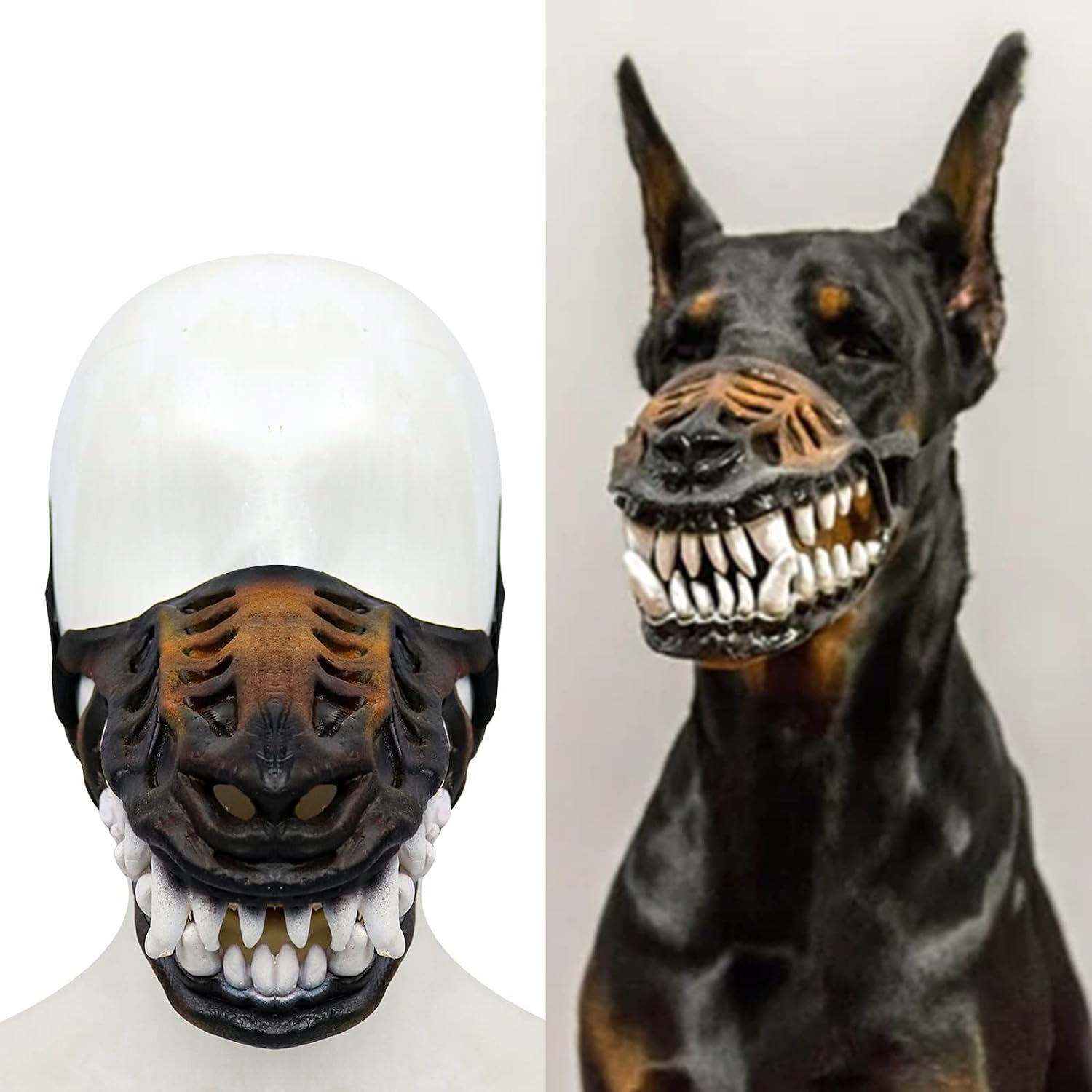 Pigmiss Dog Muzzle Breathable Latex Muzzles