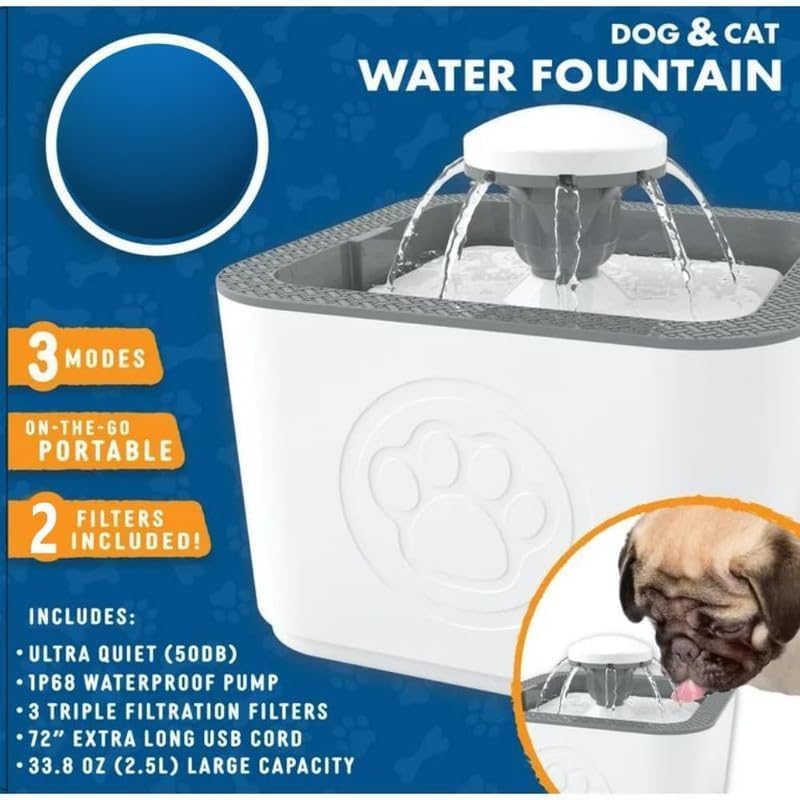 Water Fountain for Cats and Dogs