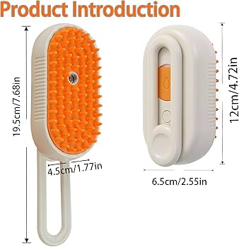 Pet spray massage brush
