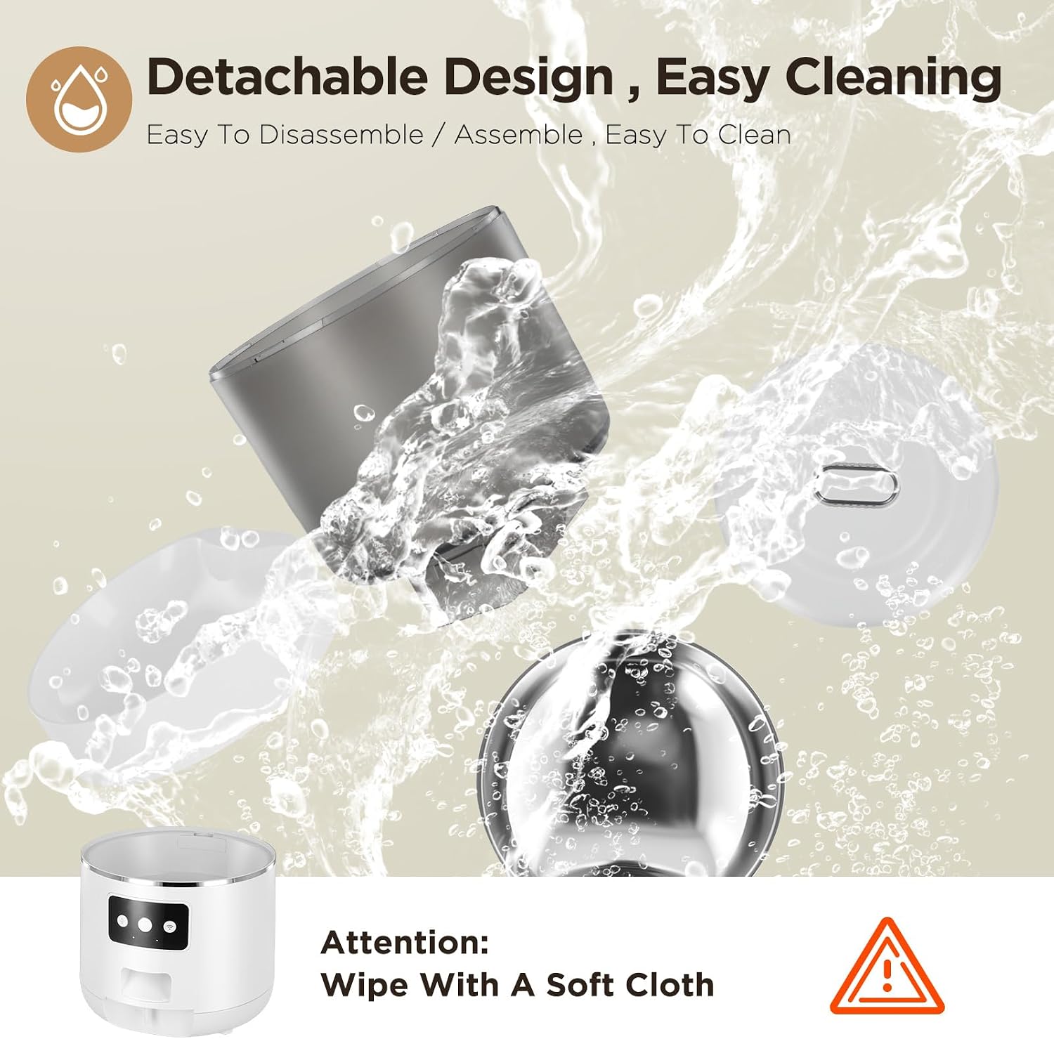 Automatic Pet Feeder, WiFi Control, Smart Feeder