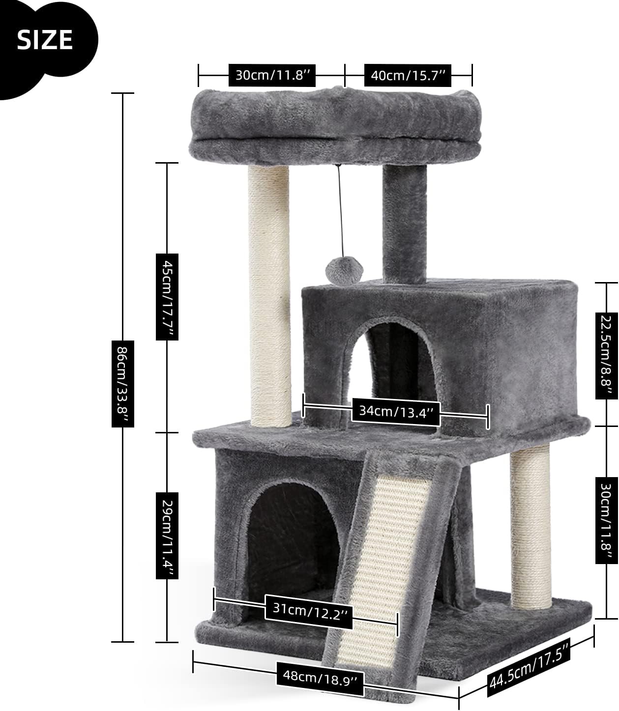 Scratching home cat XX Large