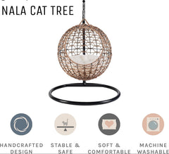 Cat Swing Bed with Stand & Cushion