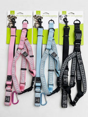 Nunbell Dog Collar with Body Harness and Leash Set