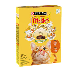 Friskies with Chicken and Vegetables Cat Dry Food 300g