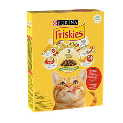 Friskies with Beef, with Chicken and with Vegetables Cat Dry Food 300g
