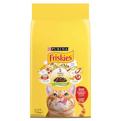 Friskies with Beef, Chicken and Vegetables Cat Dry Food 7.5Kg