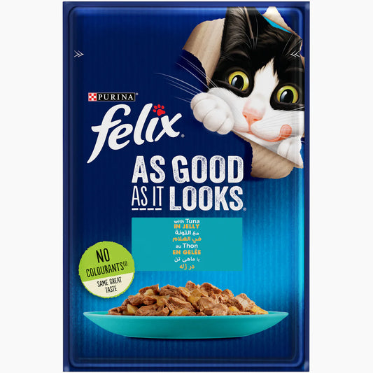 FELIX Tuna Wet Cat Food Pouch 85g
