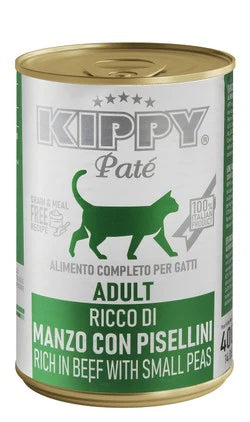 Kippy Cat Patè with Beef & Small Peas 400G