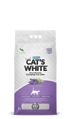 Cat’s White Lavender Scented Clumping Cat Litter 5L