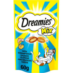 DREAMIES™ Mix Cat Treat Biscuits with Cheese & salmon 60g