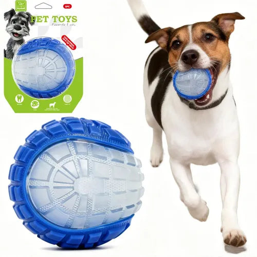 Nunbell Interactive Textured Chew Ball Dog Toy