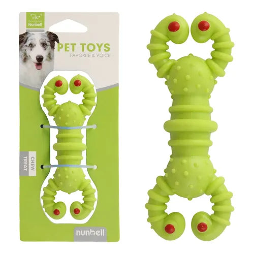 Nunbell Squeaky Rubber Dog Chew Toy