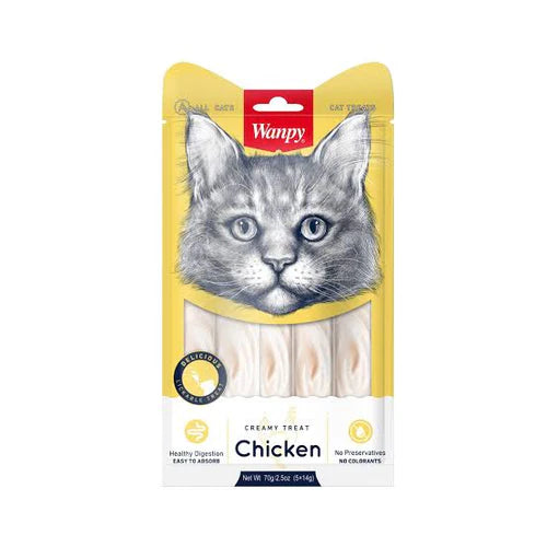 Wanpy Cat Creamy Treat Chicken Flavor