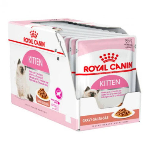 Royal Canin Kitten Thin Slices in Gravy Wet Food – 85 g Pouch (Up to 12 Months)