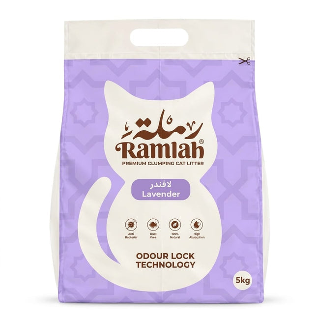 Ramlah Clumping Cat Litter Lavender 5kg