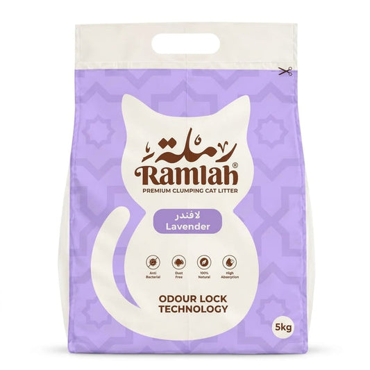 Ramlah Clumping Cat Litter Lavender 5kg