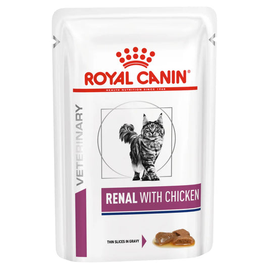 Royal Canin Renal with Chicken (85 gm\pouch) - Wet food for Renal kidney diseases