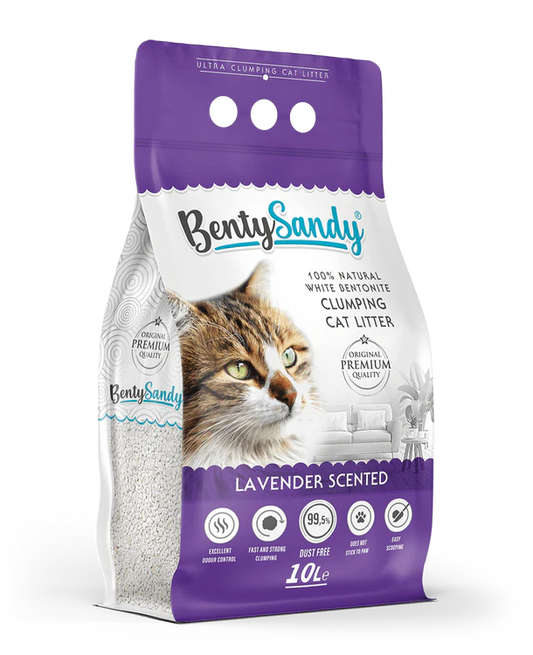 Benty Sandy Cat Litter 10L (lavender)
