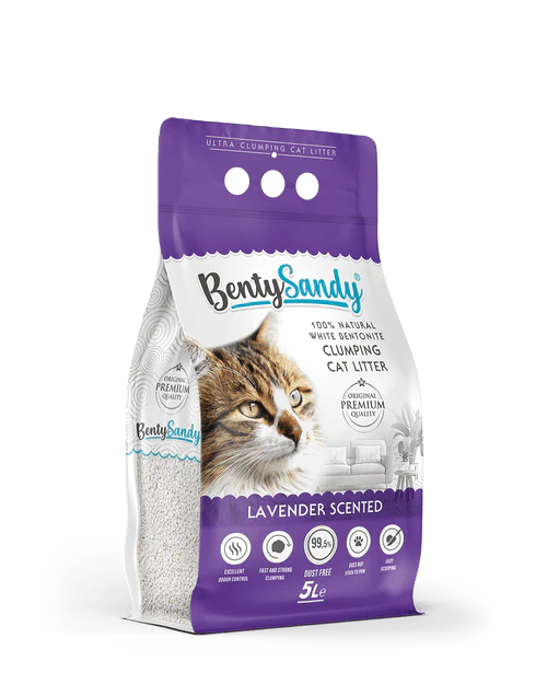 Benty Sandy Cat Litter 5L (lavender)